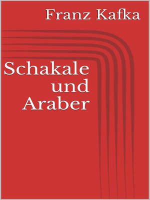 cover image of Schakale und Araber